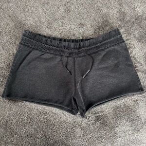 M/L - Lululemon dark grey sweat shorts